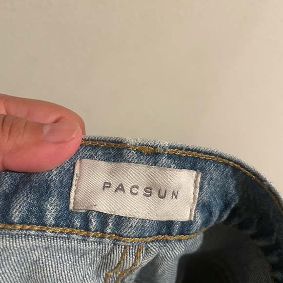 Pacsun distressed stretch dad jeans size 24 - Picture 7 of 8
